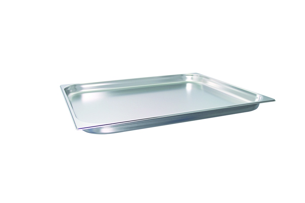 GN 2/1 Behälter aus Edelstahl, 650 × 530 mm, 40 mm