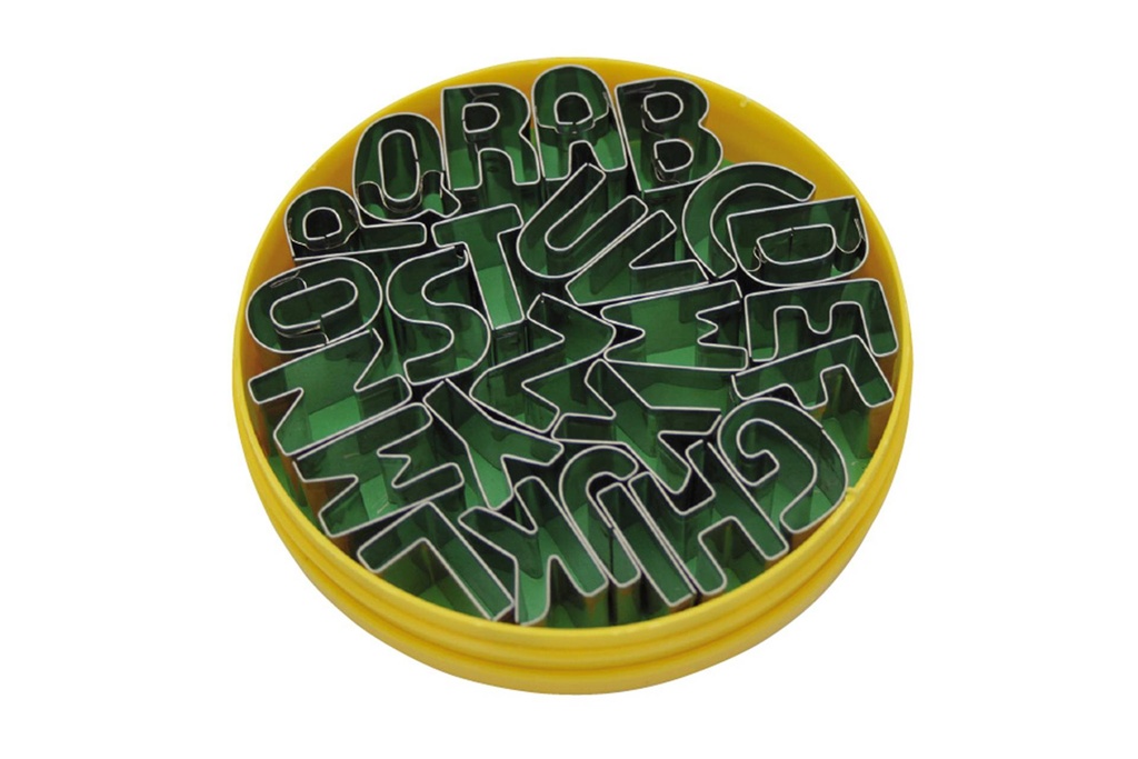 [199661] Dekor Ausstecher aus Edelstahl, 26 Stück