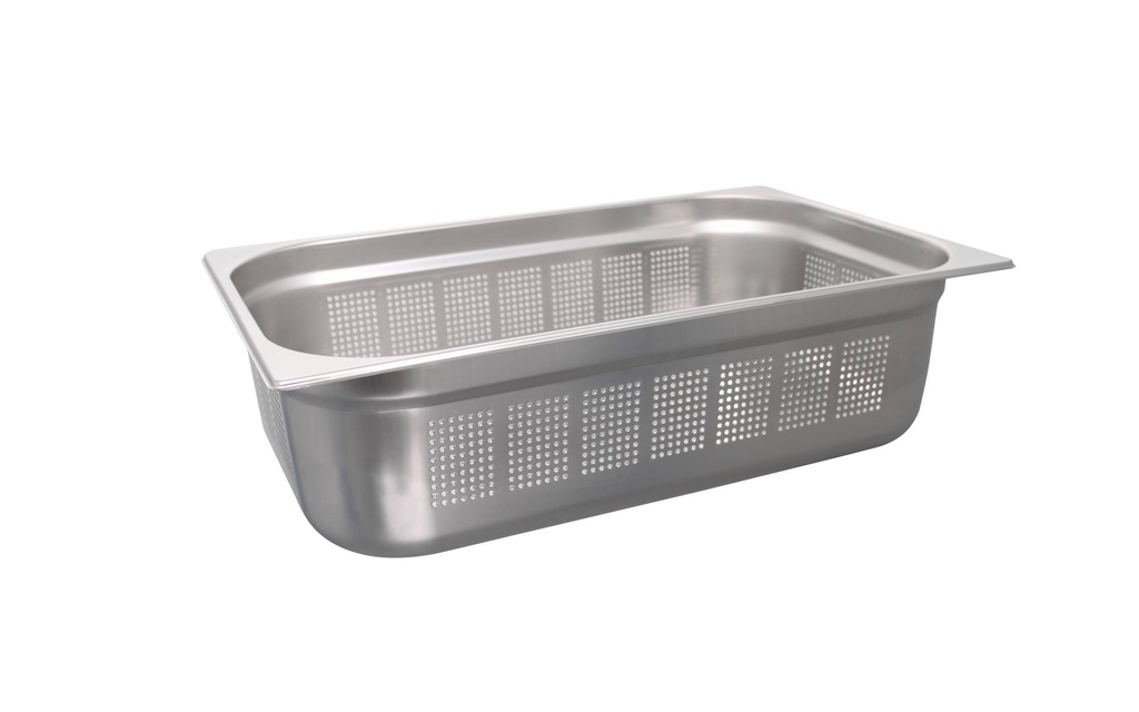 GN 1/1 Behälter gelocht, Edelstahl, 150 mm