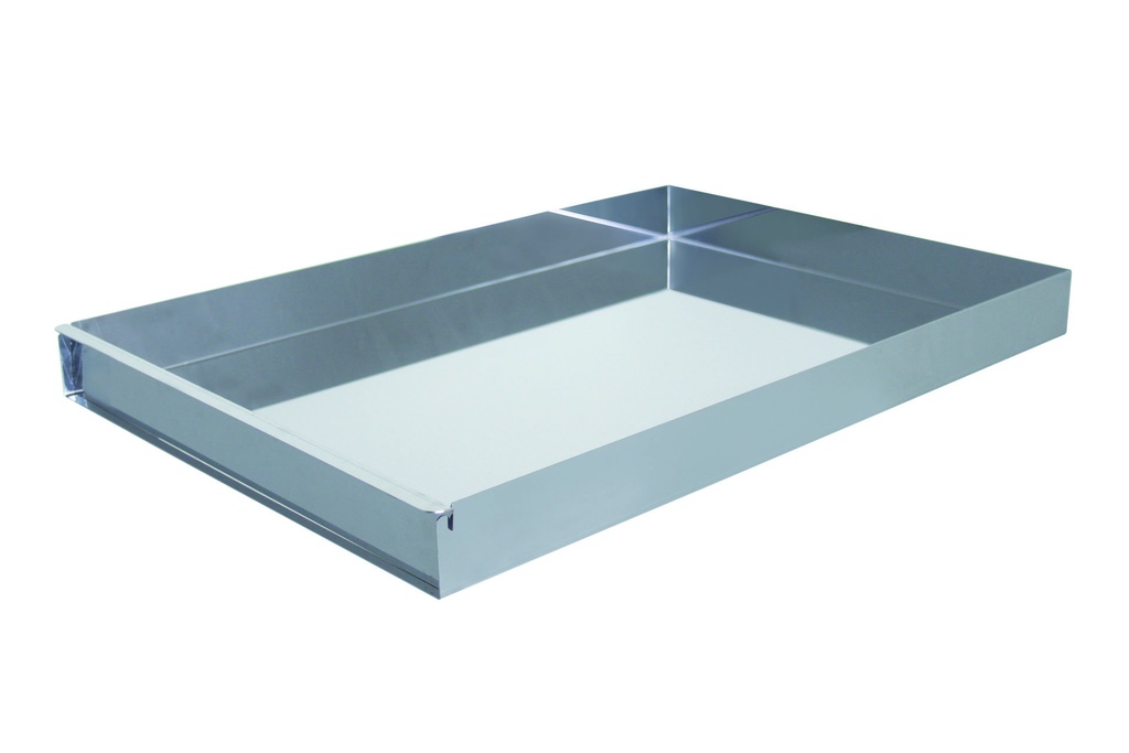 Schnittkuchenblech aus Edelstahl, 580 x 400 x 50 mm