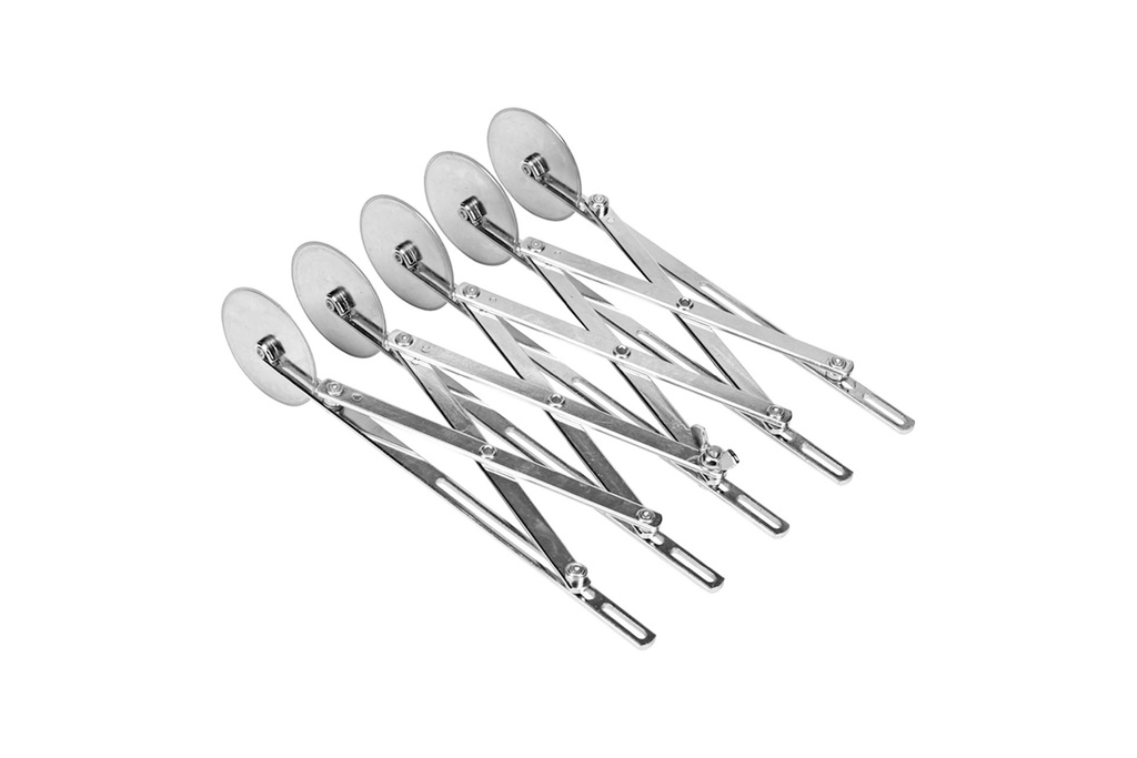 [153100] Teigschneider aus Edelstahl, 25 cm, 5 Rädchen