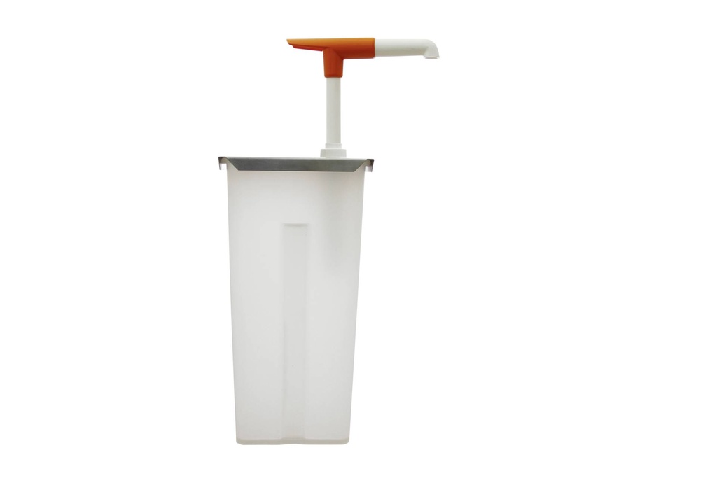 Druckknopf-Dosierspender aus Polyethylen, 5,0 l