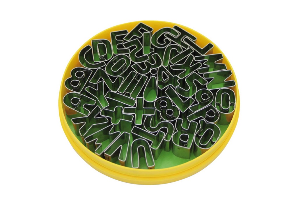 [199660] Dekor Ausstecher aus Edelstahl, 40 Stück