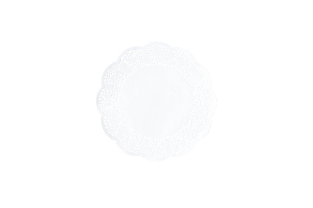 [116028] Tortenspitzen aus Papier, Ø 270 mm, weiß, 100 Stück