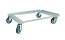 Transporttrolley aus Aluminium, 700 x 500 x 159 mm