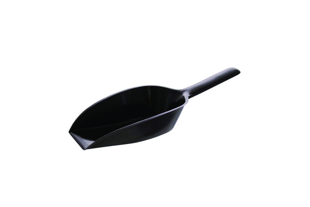 [200802] Mehl- und Gewürzschaufeln aus Kunststoff, 250 mm, schwarz