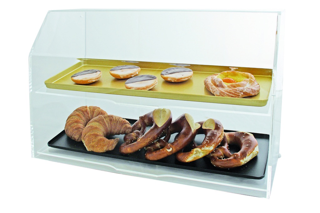 Thekenaufsteller aus Acryl, 635 x 260 x 400 mm