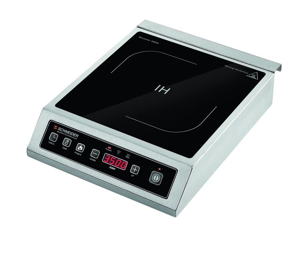 [147200] Induktionskochfeld aus Edelstahl, 425 x 330 x 105 mm