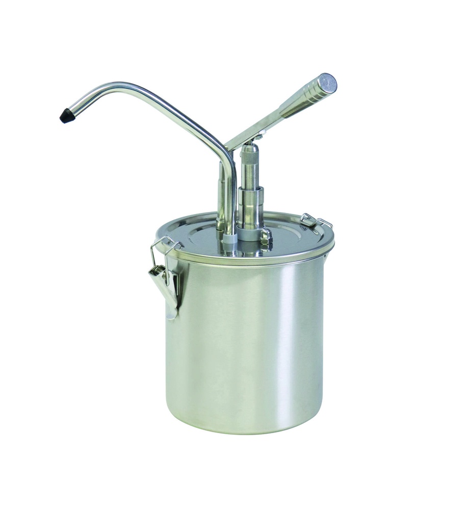 Hebel Dosierspender aus Edelstahl, 3,0 L, Ø 180 mm