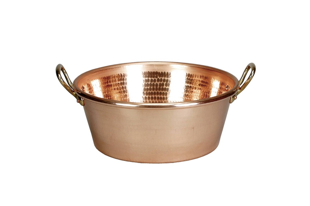 Konfitürenschüssel aus Kupfer, Ø 360 mm