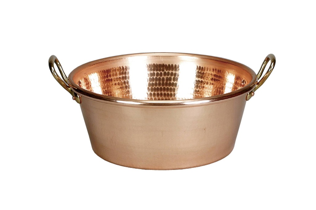 [170121] Konfitürenschüssel aus Kupfer, Ø 400 mm