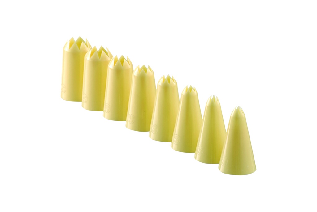 Sterntülle aus PP, Ø 13 mm, elfenbein