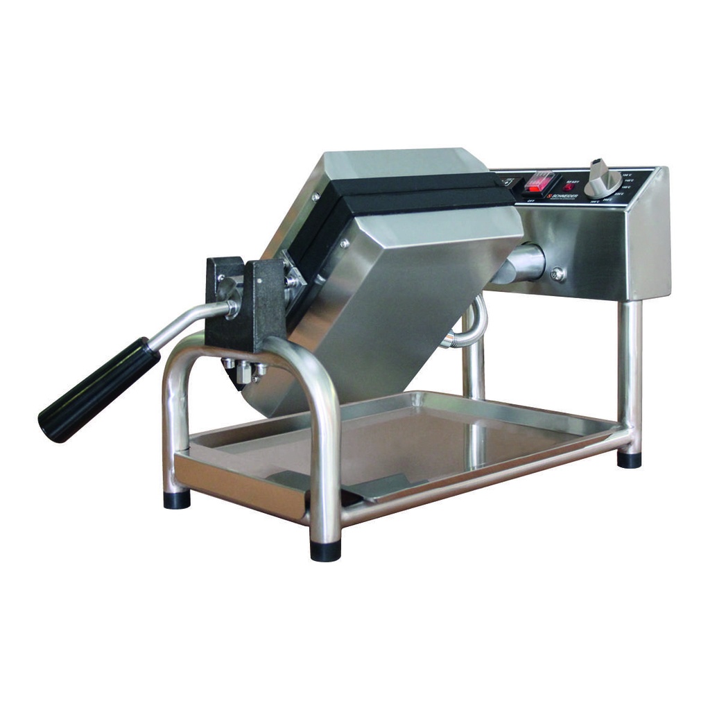 [150790] Waffeleisen aus Guss, 100 x 185 mm