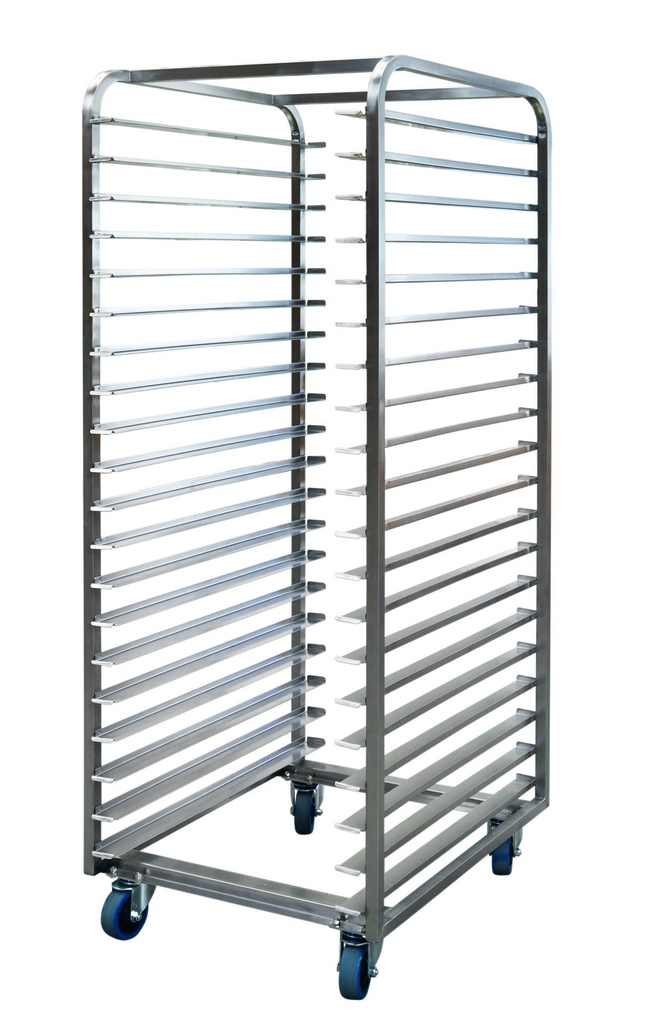 Transportwagen aus Edelstahl, 800 x 660 x 1800 mm