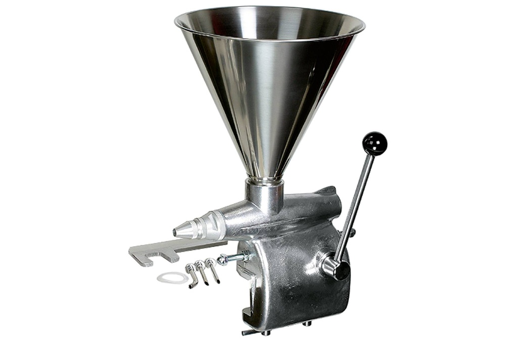 [153001] Gebäckfüllmaschine aus Edelstahl, 5,2 l