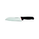 SANTOKU-Messer, 180 mm, schwarz-rot