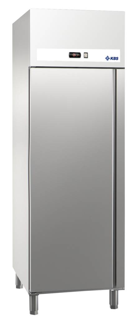 [60421012] KBS Edelstahl-Gewerbe-Kühlschrank Ready KU 707 Türanschlag links