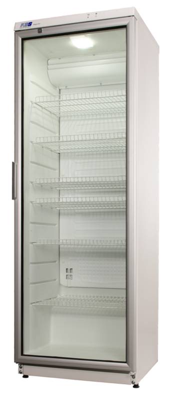 [9190014] KBS Glastürkühlschrank CD 350 weiß mit Schloss