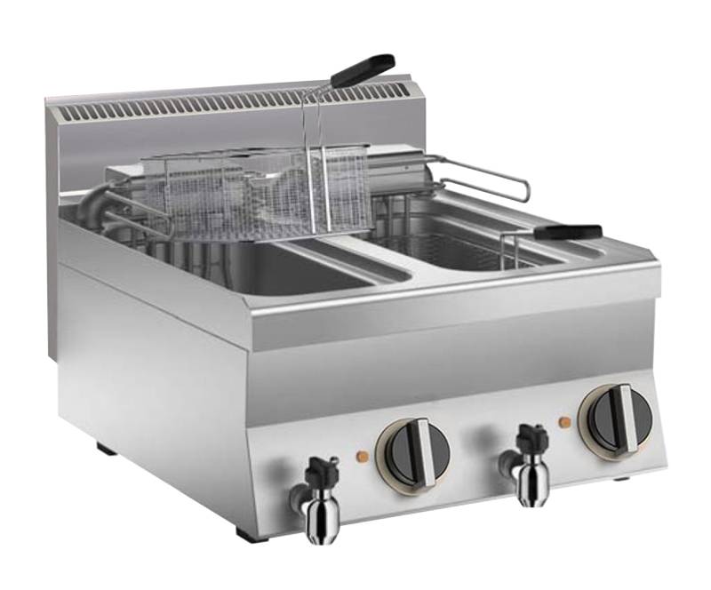 [10214304] KBS Elektro Fritteuse 2 x 10 lt. 18kW Tischgerät