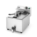 HENDI Profi Line Fritteuse mit Ablasshahn, 8L