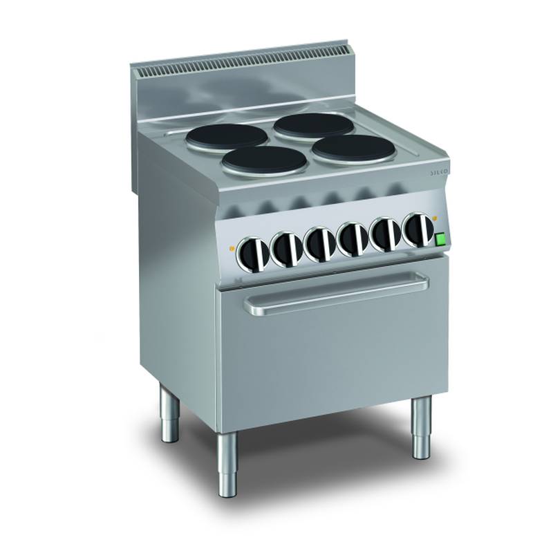 [10211304] KBS Elektro-Herd mit 4 Kochplatten und Umluftbackofen