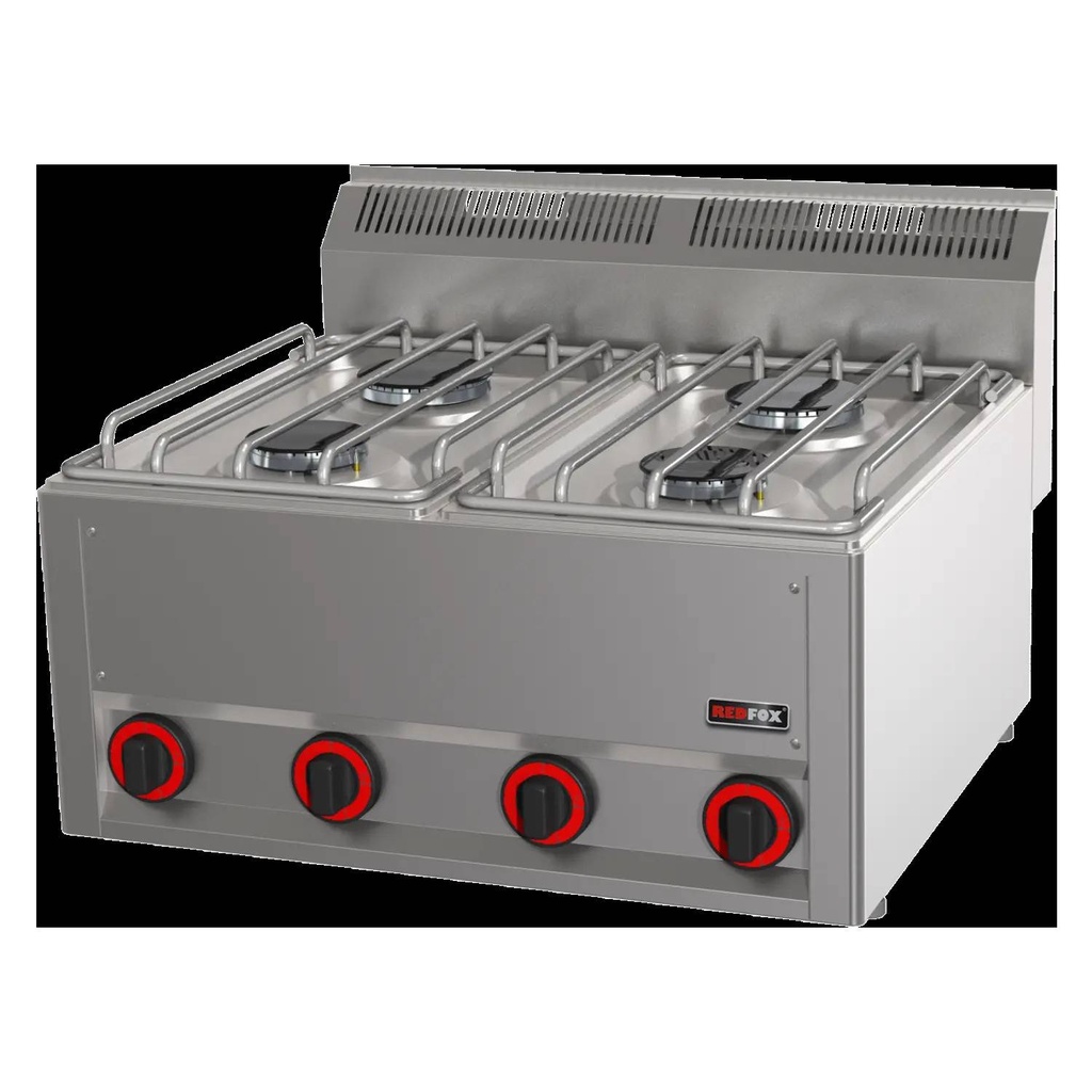 REDFOX Gasherd 4x Brenner SP 60 GL