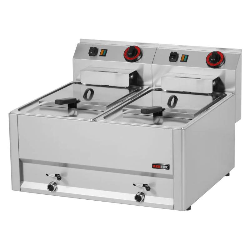 REDFOX Elektro-Fritteuse 2x 8L FE 60 EL - 6kW