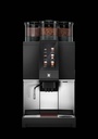 WMF 1300 S mit Smart Milk, 2 Mühlen & Choc - Basic Steam, Heißwasserausgabe seitlich