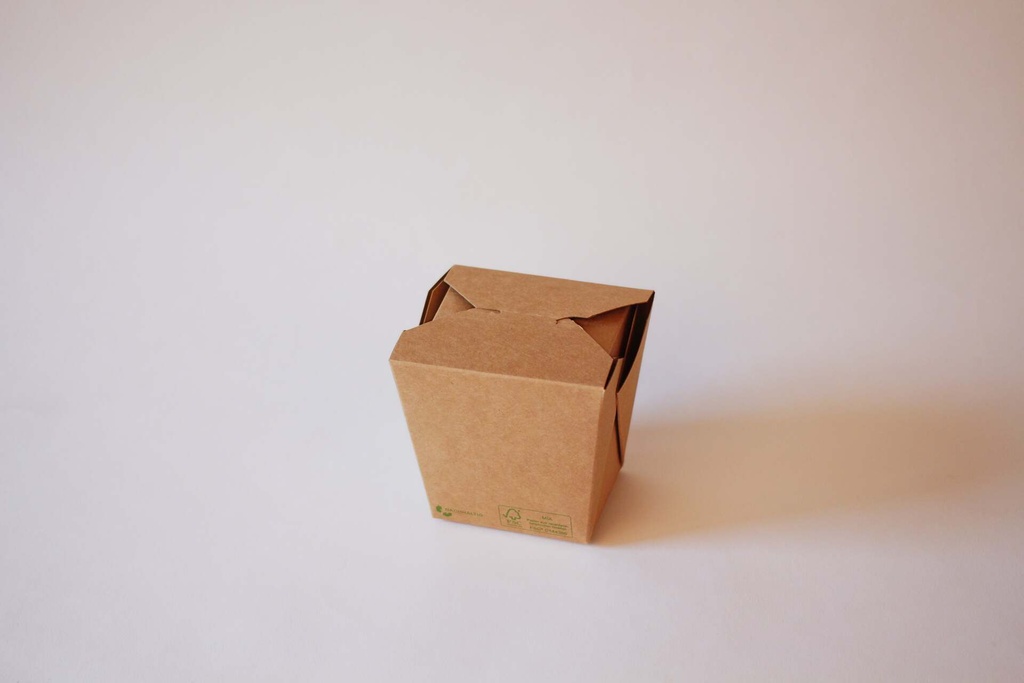 [697990] Foodbox eckig – 750 ml, braun, 500 Stk.