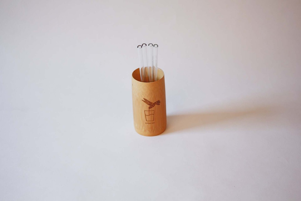 [420555] Kolistraw Glashalm 15cm Ø8mm Klar, 50 Stk.