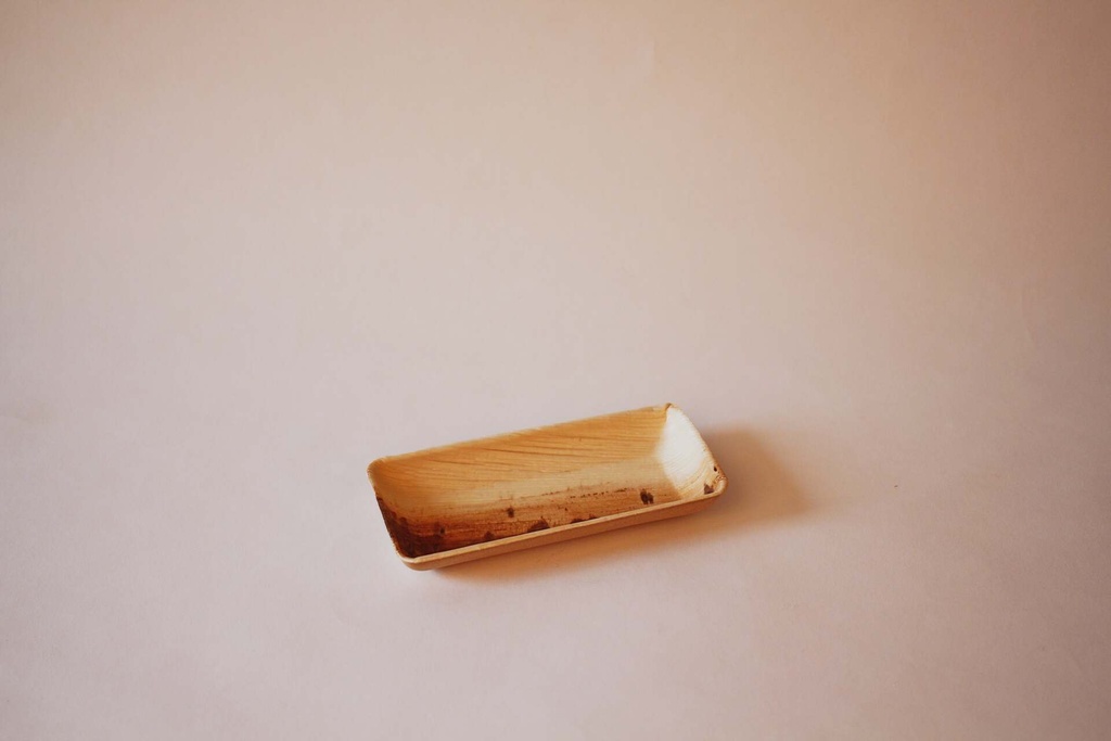 [314854] Palmblatt Schälchen eckig 125ml – 400 Stück