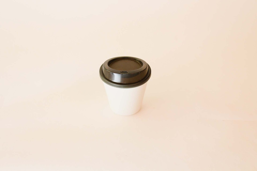 [422648 422656] Becher Ø90x85mm/200ml mit Deckel / chremeweiß / 48 Stk.