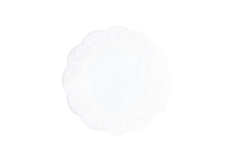 [116034] Tortenspitzen aus Papier, Ø 320 mm, weiß, 100 Stück