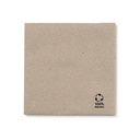 Servietten 2-lagig 1/4 Falz – 24x24cm Braun, 4000 Stk.