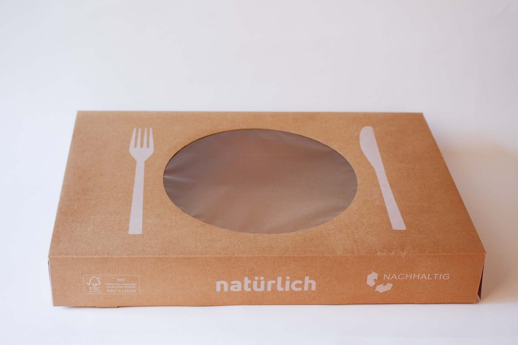 Catering-Box groß 550×375×80 mm – 45 Stück