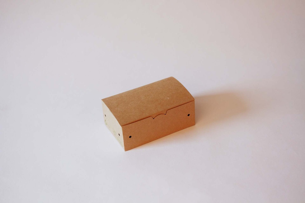 [694320] Fingerfood-Box 136×85×53 mm – 500 Stück, braun