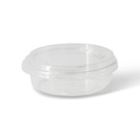 Deli Becher PLA Ø121 mm/240 ml – 1.000 Stück mit Deckel / Transparent / 1000 Stk.