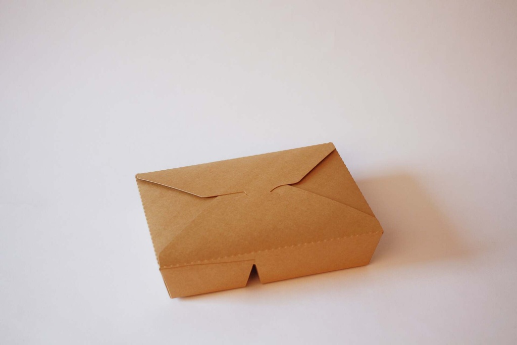 [698080] Bio-Foodcase 2-geteilt – 950ml, 215x158x48mm , 200 Stk.