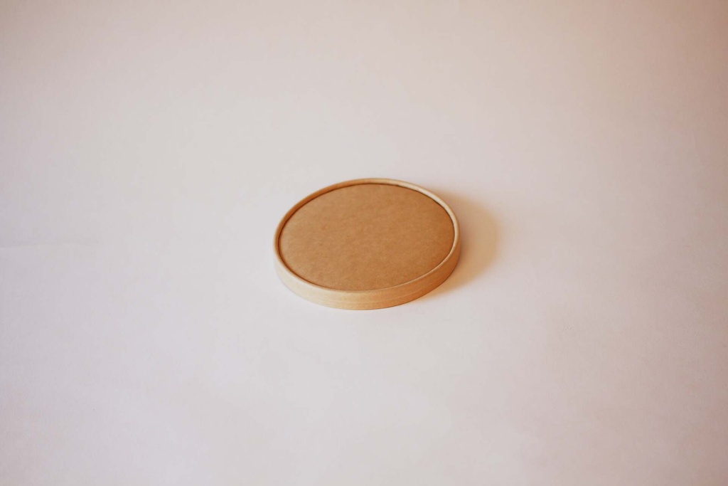 Deckel Kraftpapier Ø150 mm – 300 Stück, braun