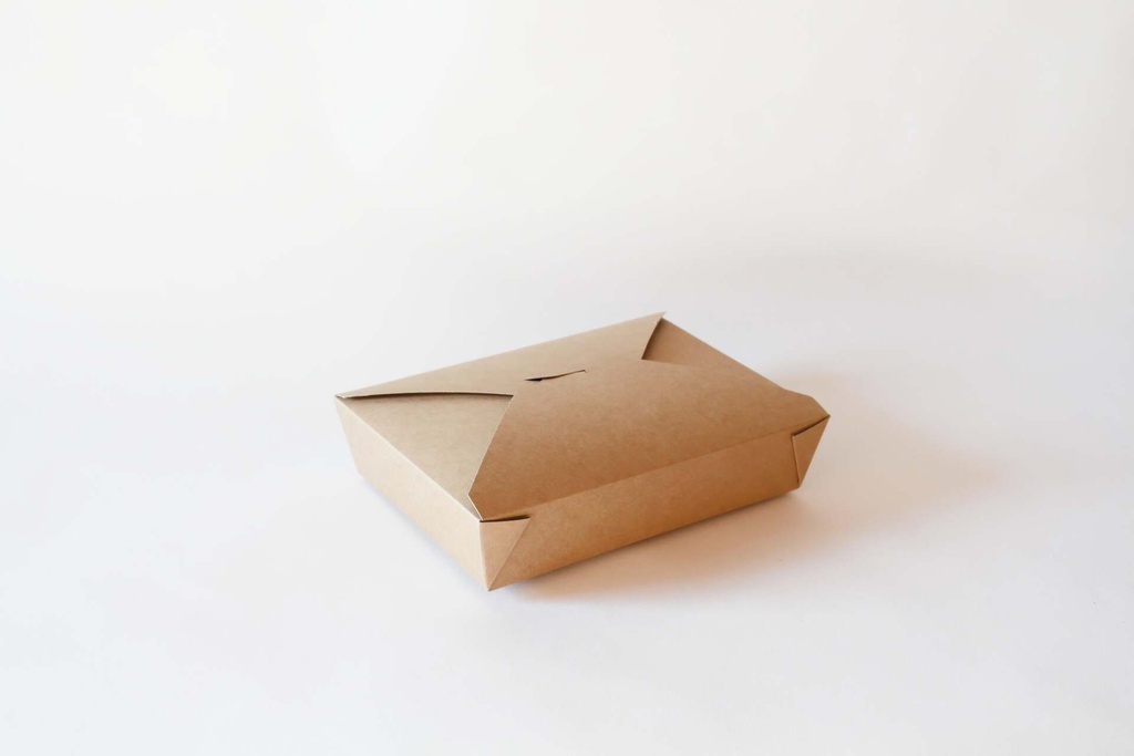 [691780] Bio-Foodcase 2000ml 195x140x65mm Braun, 200 Stk.