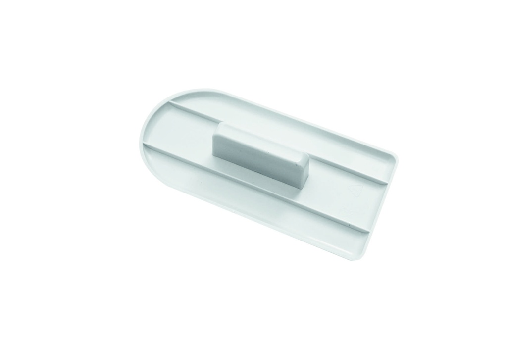 Glätter für Fondant aus Kunststoff, 160 x 80 mm, weiß