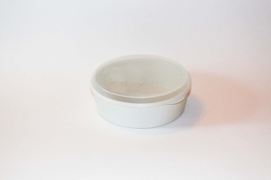 Food Bowl Ø200x60mm/1200ml mit Deckel / cremeweiß / 48 Stk.