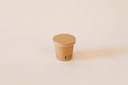 Dressingbecher Ø62mm/100ml mit Deckel Pappe / braun / 2000 Stk.