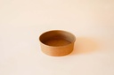 Karton Schale Ø150mm / 500ml Braun, 300 Stk. Hartpapier / ohne Deckel / 300 Stk.