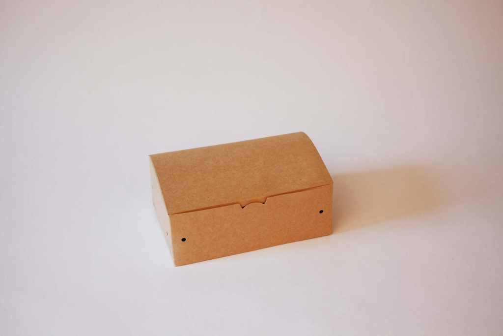 [694330] Fingerfood-Box 170×107×65 mm – 500 Stück, braun