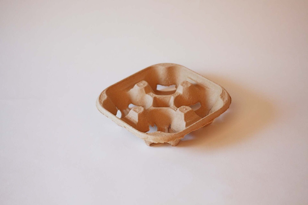 [484030] Becherhalter für 4 Becher – 250 Stück, braun