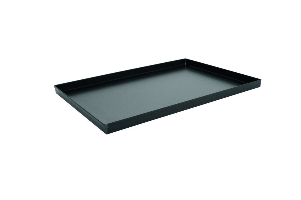 [997901] Pizzablech aus Blaustahl, 450 x 340 x 25 mm