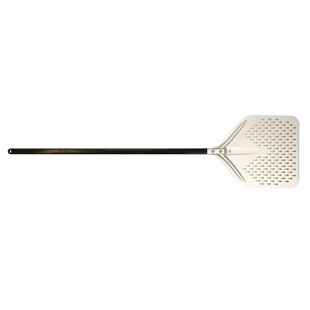 Pizzaschaufel aus Aluminium, 370 x 1100 mm, schwarz