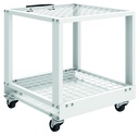 Pizzaschaufel-Trolley aus Stahl pulverbeschichtet, 440 x 440 x 483 mm