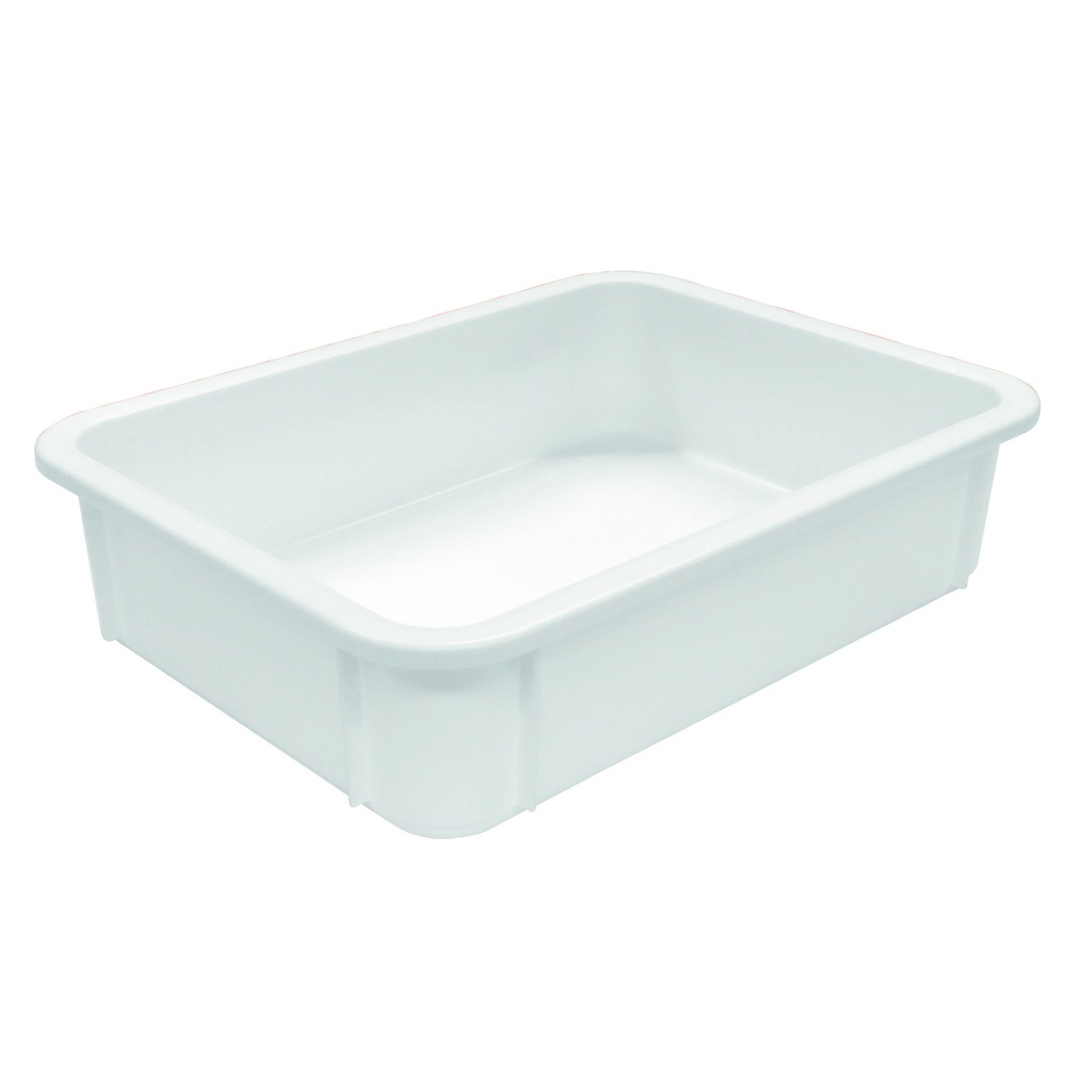 Pizzaballenbehälter aus Polypropylen, 400 x 300 x 75 mm